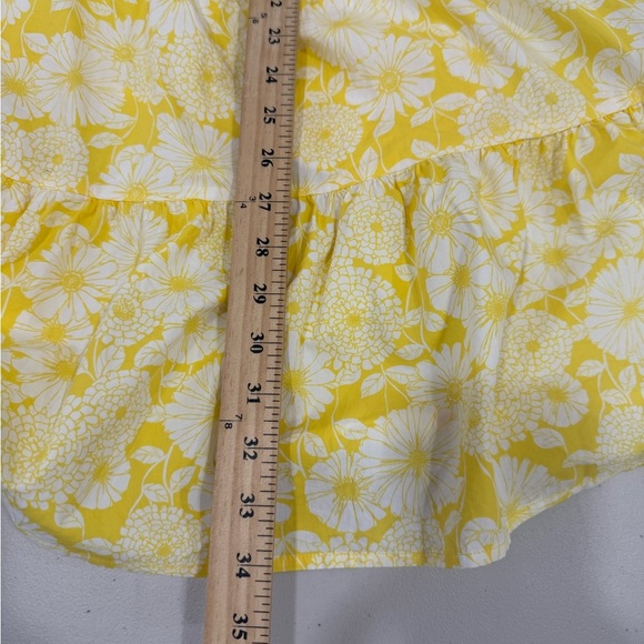 Lisa Marie Fernandez Casual Dress Size XL Women’s Yellow Floral Daisy Pockets - Picture 8 of 8